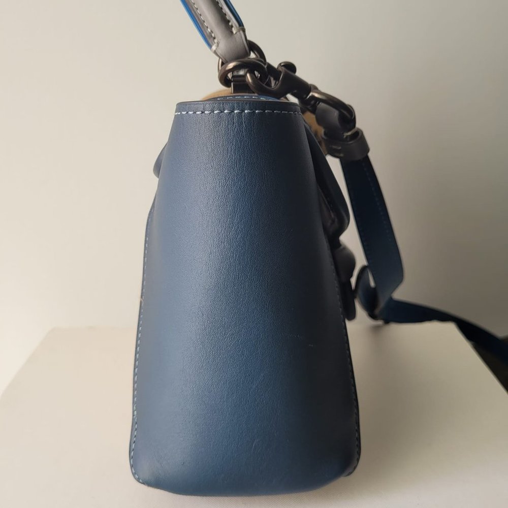 (SOLD) $399 *NEW* COACH Courier Carryall 23 In Colorblock - Picture 7 of 15